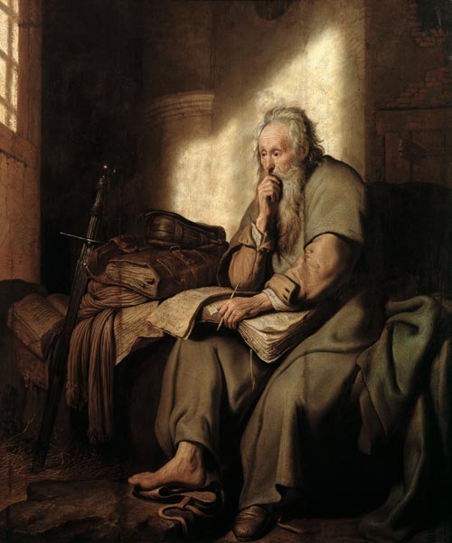 Rembrandt, Paulus in Prison from Rembrandt van Rijn