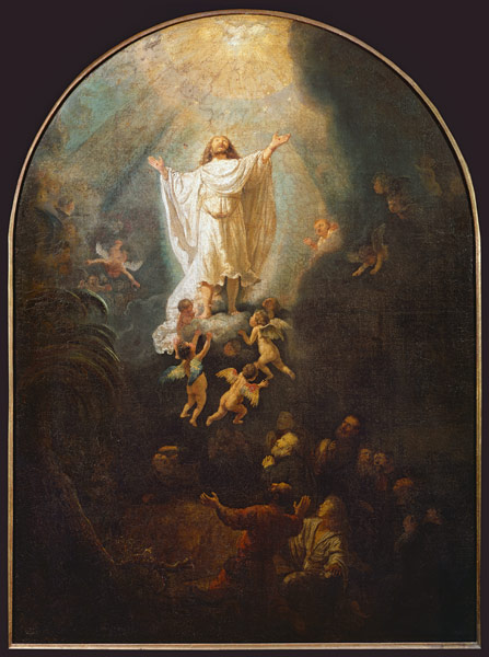 Rembrandt / Ascension of Christ / 1636 from Rembrandt van Rijn