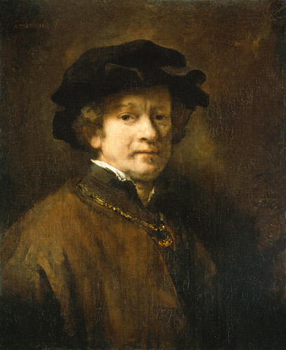 Self-portrait from Rembrandt van Rijn