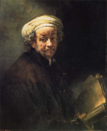 Self-portrait as Paulus from Rembrandt van Rijn