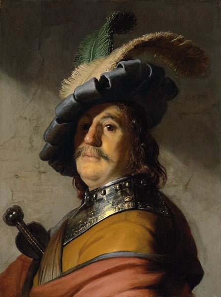 Rembrandt / Soldier from Rembrandt van Rijn