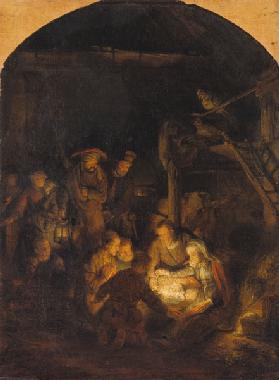 Rembrandt, Anbetung der Hirten