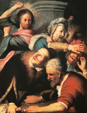 Christ Driving the Money Lenders from the Temple