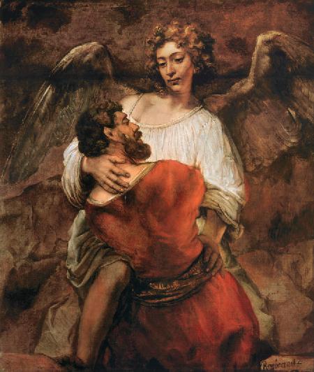 Jakob's fight with the angel