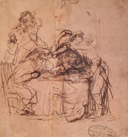 The Vices of the Prodigal Son from Rembrandt van Rijn
