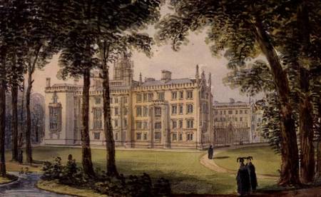 West Front of the New Building of St. John's College, Cambridge from Richard Bankes Harraden