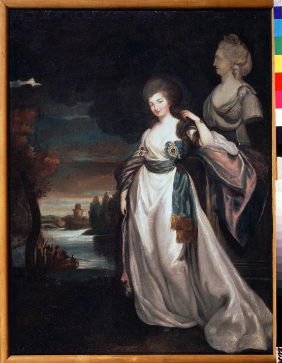 Portrait of Aleksandra Branicka (1754-1838), lady-in-waiting of Catherine II from Richard Brompton