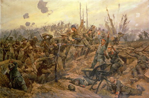 The Battle of the Somme from Richard Caton II Woodville