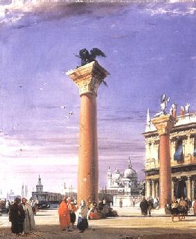 The Columns of San Marco in Venice