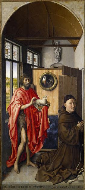 Saint John the Baptist and the Franciscan Heinrich von Werl
