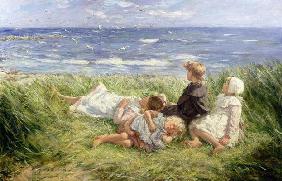 Sea Gulls and Sapphire Seas, 1912 (oil on canvas)