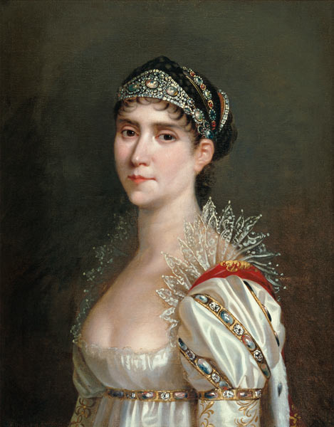 Empress Josephine / Painting by Lefevre from Robert Lefevre