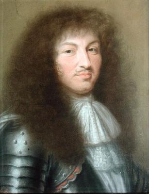 Portrait of Louis XIV (1638-1715) King of France (pastel on paper) from Robert Nanteuil