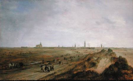 Landscape with a view of Ostend from Robert van den Hoecke