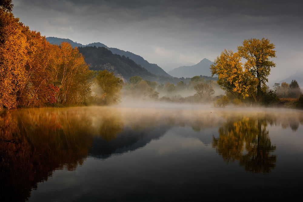 Autumn on the River Adda from Roberto Marini