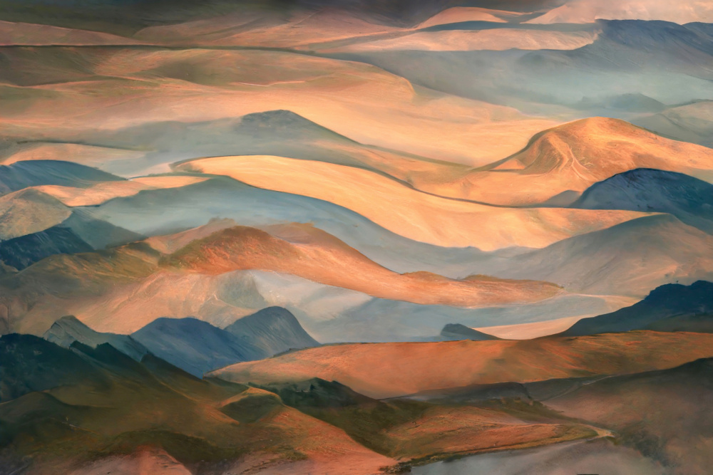 Sunset along the ridge from Robin Wechsler
