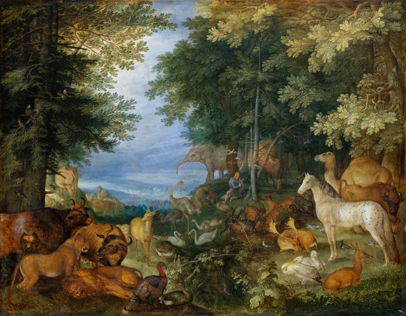 Orpheus Charming the Animals with His Music from Roelant Savery