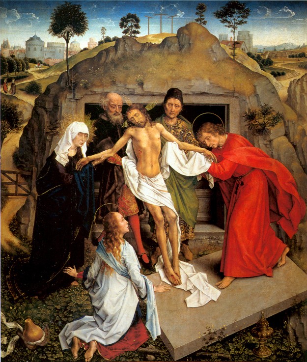 The Entombment of Christ from Rogier van der Weyden