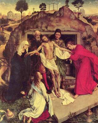 Burial Christi from Rogier van der Weyden