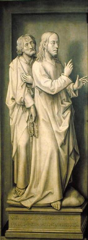 Christ and a Disciple, from the Redemption Triptych