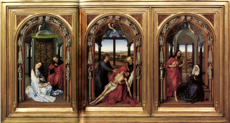 Triptych of Our Fair Lady (Miraflores Altarpiece) from Rogier van der Weyden