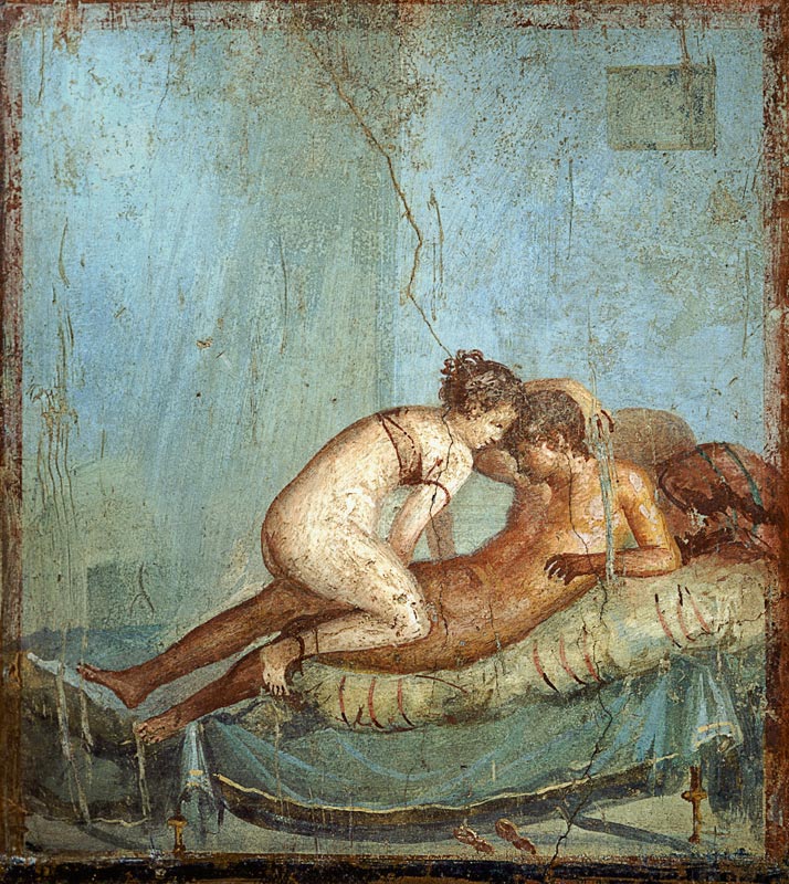 Erotic Scene, House of the Centurion from Roman
