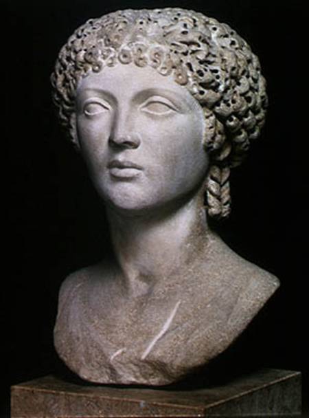 Bust of a Roman woman, possibly Poppaea Augusta, AD 55-60 from Roman