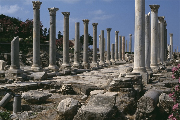 Colonnade (colour photo)  from Roman