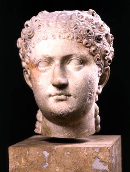 Head of Agrippina the Younger (c.16-59) from Roman