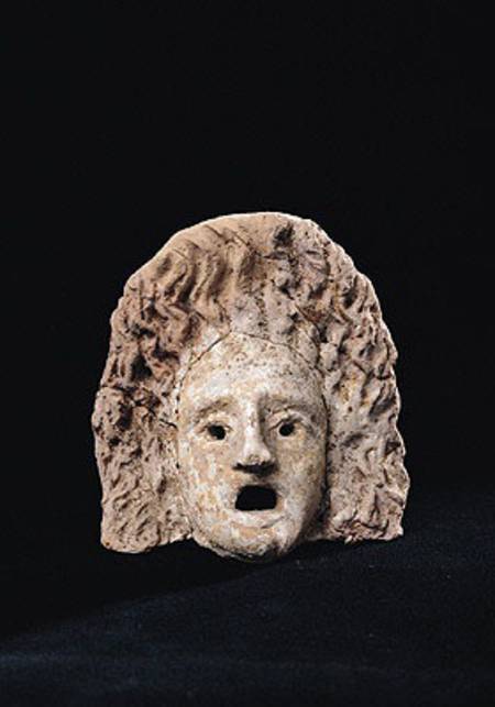 Tragic mask from Roman