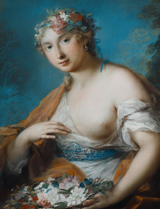 Flora. from Rosalba Carriera
