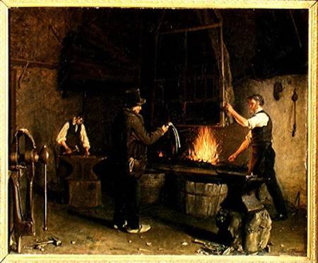 Interior of the Forge from Rosine Parran