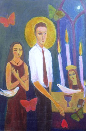 Evening Prayer, 2001 (acrylic on canvas)  from Roya  Salari