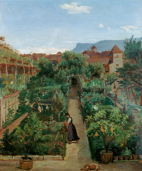 The Ottmannsgutes' Flower Garden in Merano from Rudolf Friedrich Wasmann