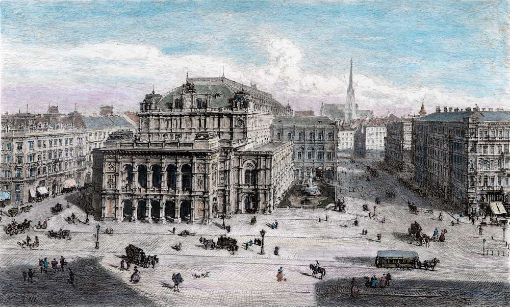 Vienna , State Opera from Rudolf von Alt