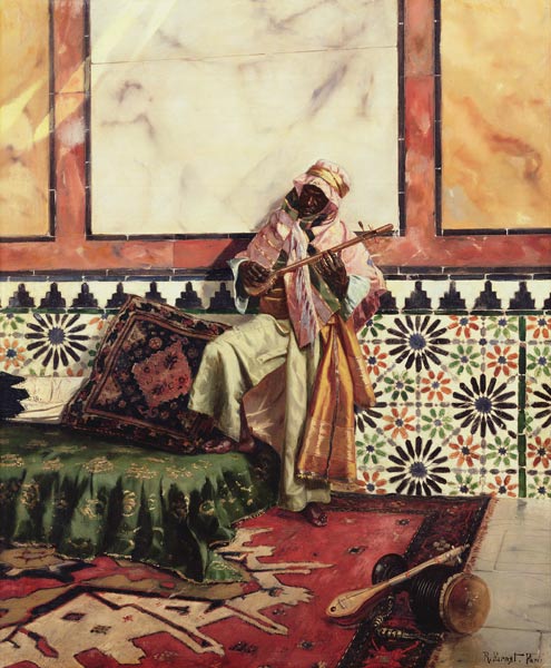 Gnaoua in a North African Interior from Rudolph Ernst