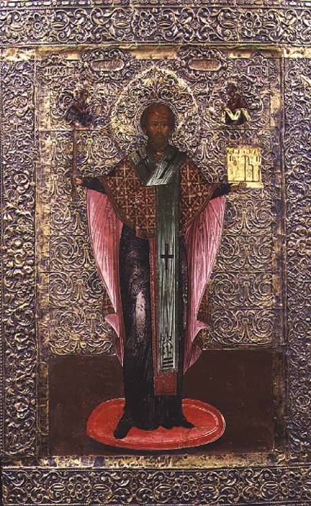 St. Nicholas of Mozhaisk, icon from Russian School
