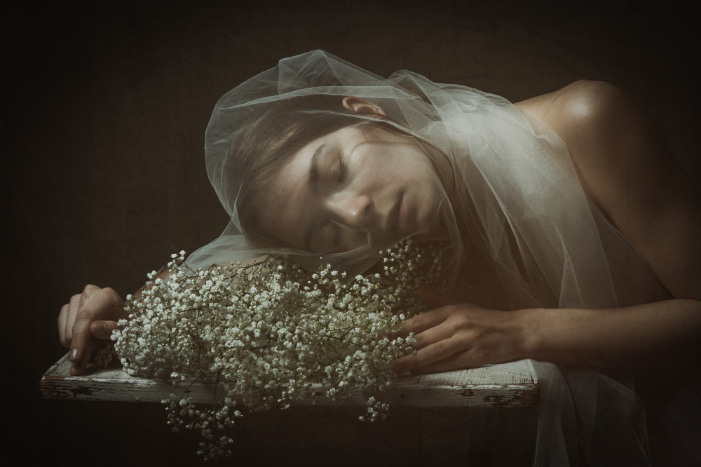 sleeping under the veil from Ruth Franke