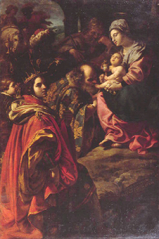Die Anbetung des Christkindes. from Rutilio di Lorenzo Manetti