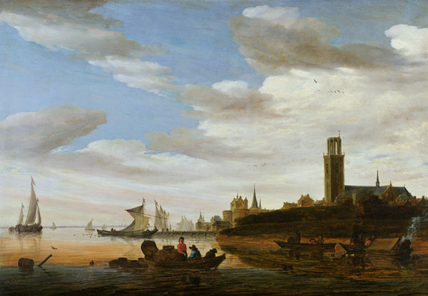 Haarlem from Salomon van Ruisdael or Ruysdael