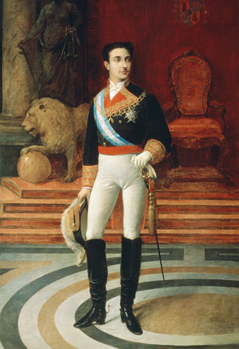 Portrait of Alfonso XII (1857-85) from Salvador Martinez Cubells