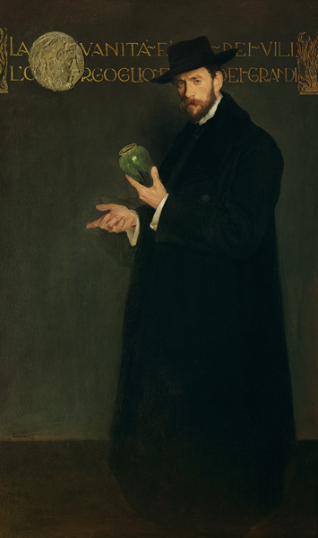 Portrait of Galileo Chini (1873-1956) from Salvino Tofanari