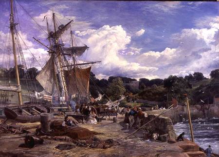The Pier Head, Aberdour, Firth of Forth from Samuel Bough