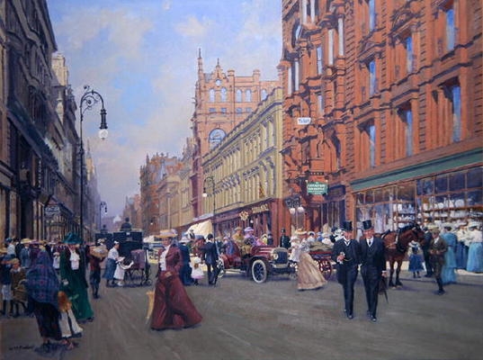 Buchanan Street in 1910 (oil on canvas) from Samuel Ireland