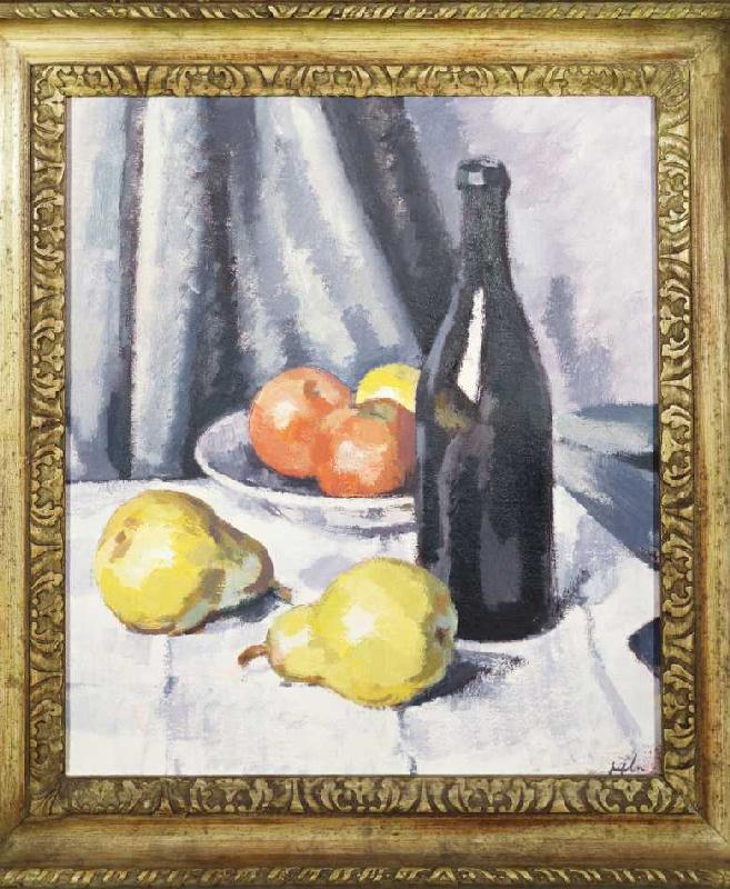 Äpfel, Birnen und eine Flasche. from Samuel John Peploe
