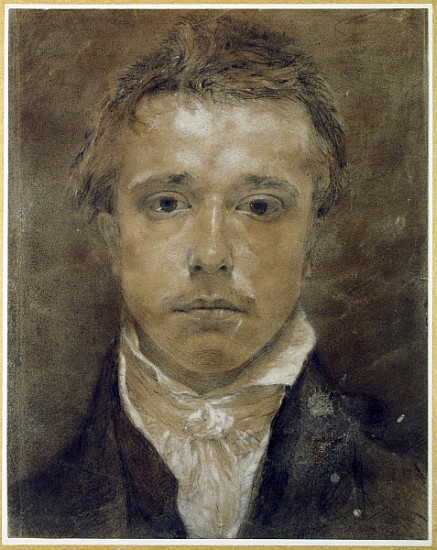Self Portrait, c.1826 (black chalk heightened with white on paper) from Samuel Palmer