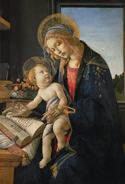Maria with the book from Sandro Botticelli