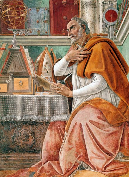 St.Augustine in his Cell from Sandro Botticelli