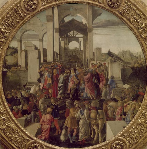 Die Anbetung der Koenige from Sandro Botticelli