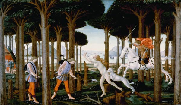 Story of Nastagio I from Sandro Botticelli